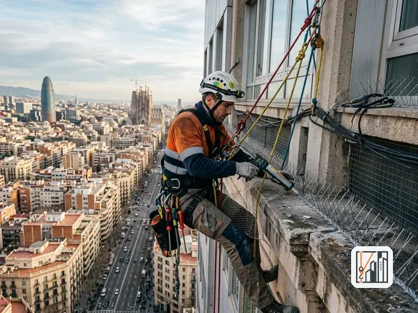 Mantenimiento, aves y andamiaje en Málaga